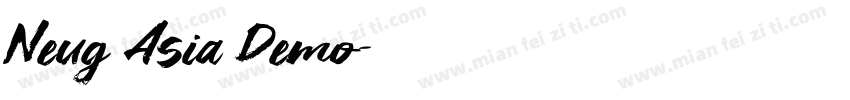 Neug Asia Demo字体转换